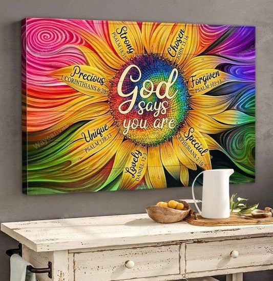 Sé fuerte, sé valiente, sé humilde, sé asombroso, póster de Jesús, lienzo nuevo