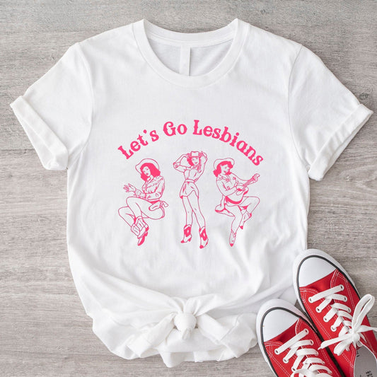 Camisetas LGBT Let's Go Lesbians