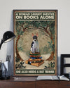 A Woman Cannot Survive On Books Alone She Also Needs A Rat Terrier Poster, Canvas