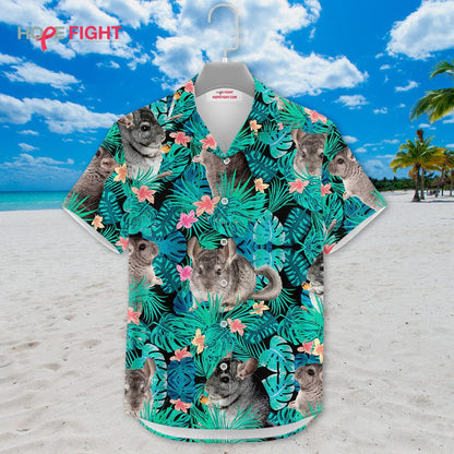 Tropical Chinchilla Hawaiian Shirt