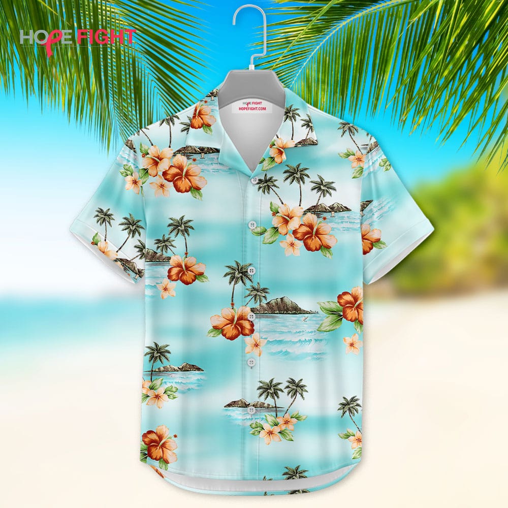 Hibiscus Palm Hawaiian Shirt