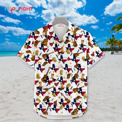 Texas Hawaiian Shirt - Lone Star State & Country Music Design