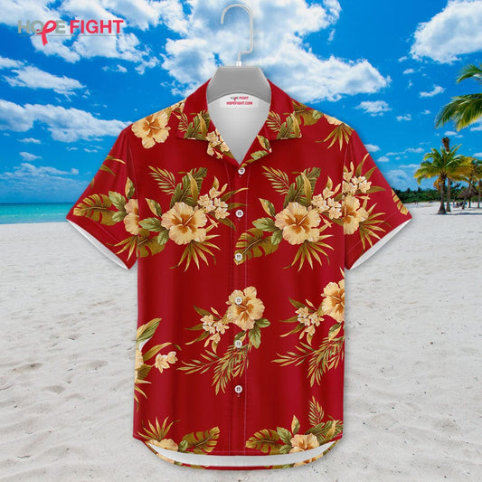 Yellow Hibiscus Hawaiian Shirt