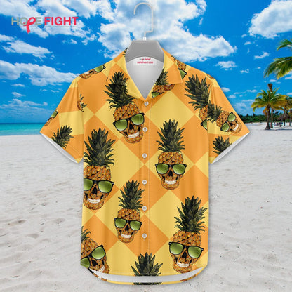 Pineapple Skull Hawaiian Shirt