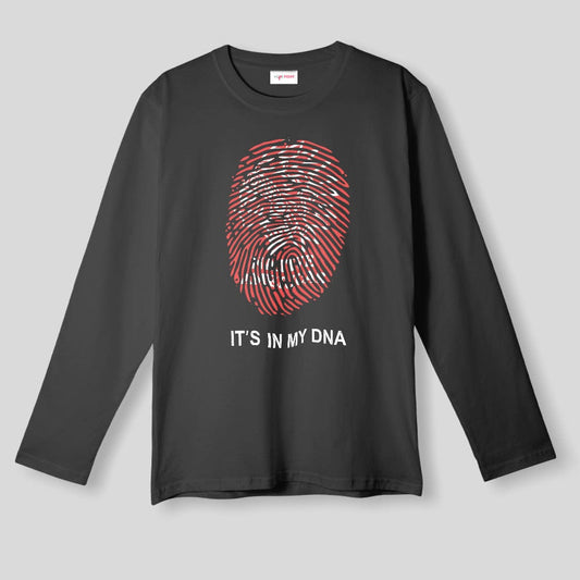 It's In My DNA Long Sleeve - Unique Fingerprint Identity Tee