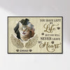 Personalized Cat Memorial Poster, Canvas - You Have Left My Life But You Will Never Leave My Heart