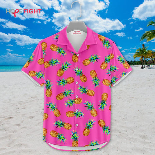 Pineapple Hawaiian Shirt for Summer Beach Vibes