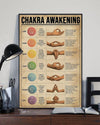 Chakra Awakening Yoga Poster, Canvas