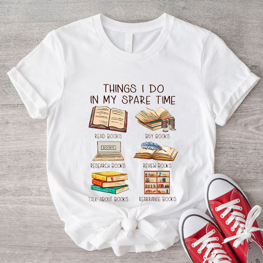 Things I Do In My Spare Time Book Shirt