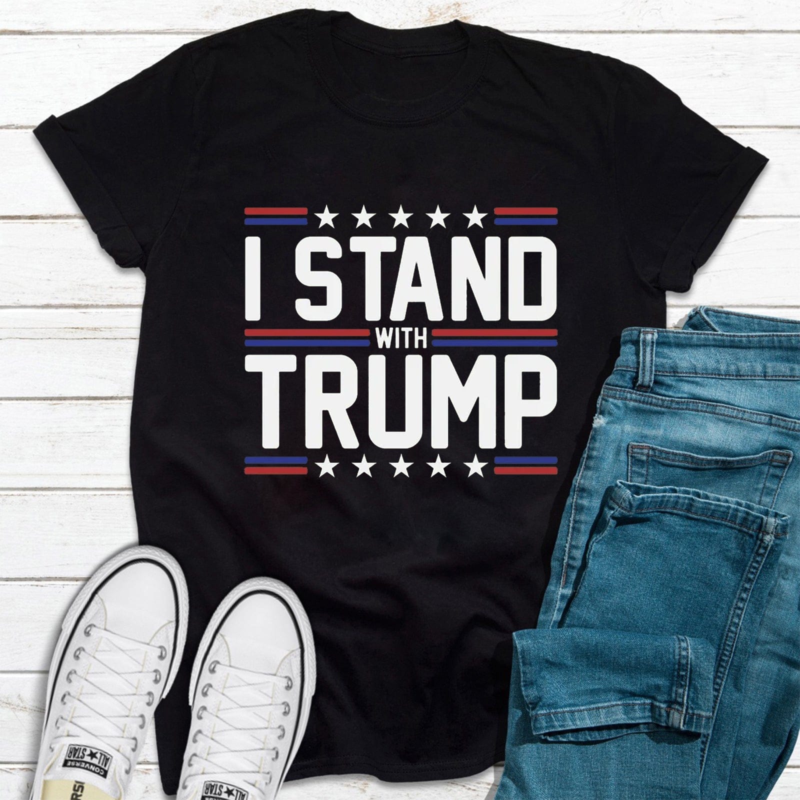 I Stand With Trump Shirts For Trump'fan