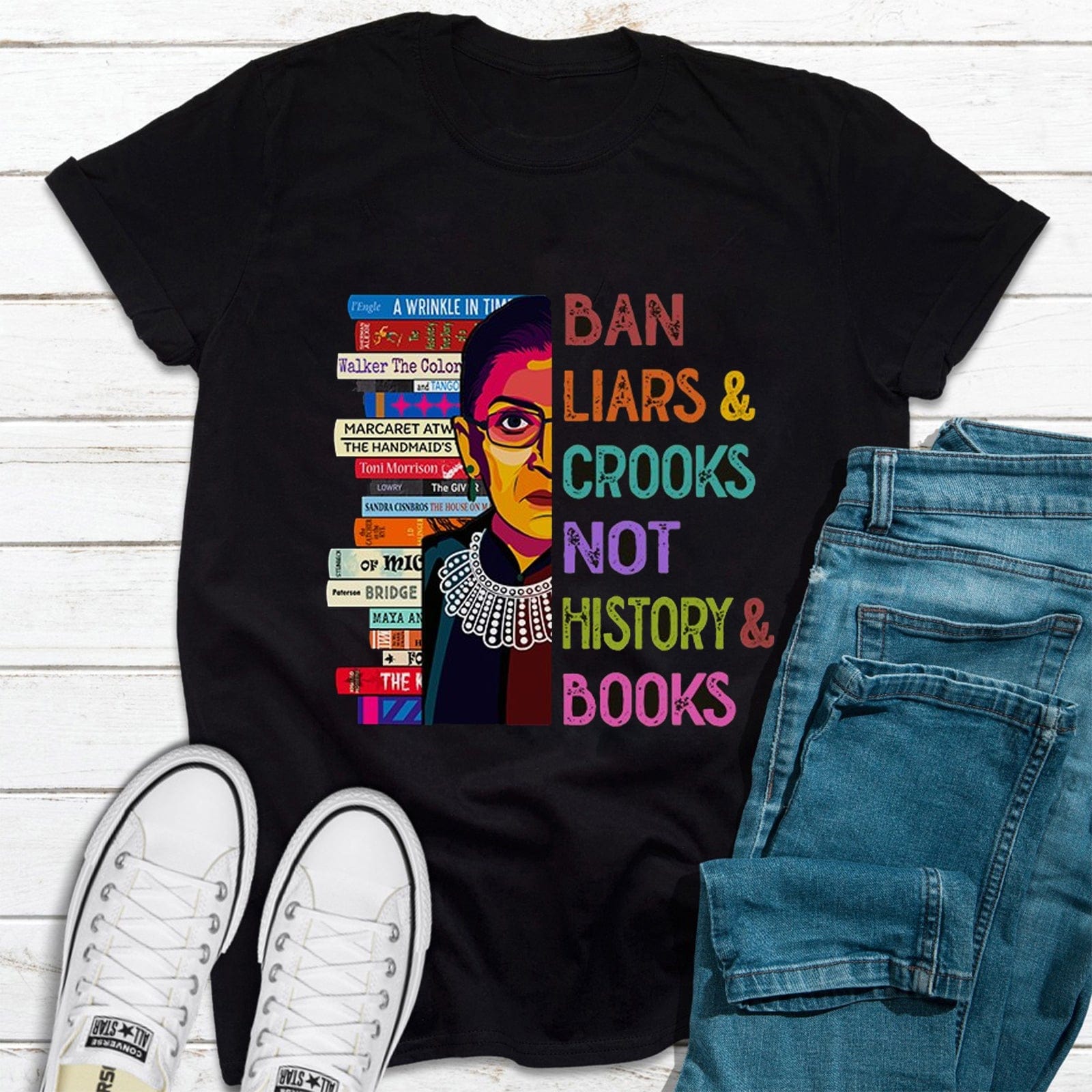 Ban Liars & Crooks, Not History & Books Shirt