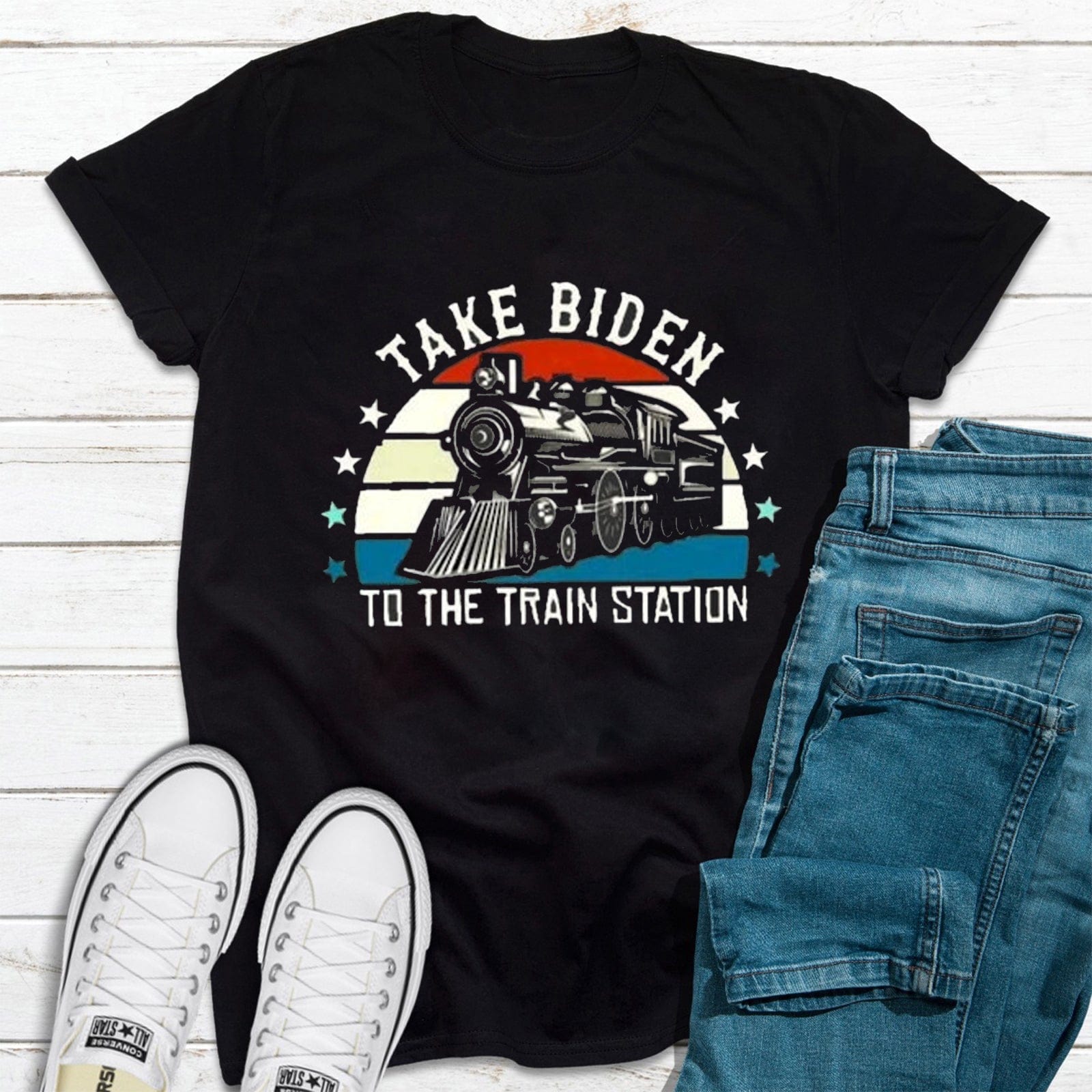 Anti Joe Biden Shirts Take Biden To The Train Station