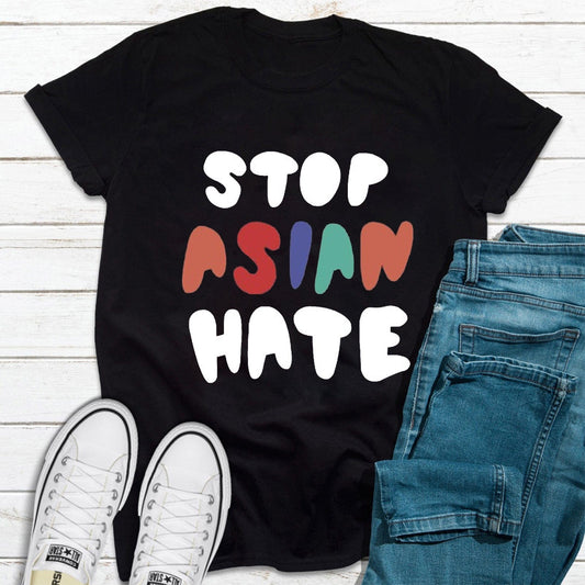 Camiseta de apoyo para detener el odio contra los asiáticos