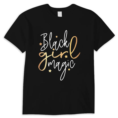 Camisa mágica de chica negra, camisas afroamericanas