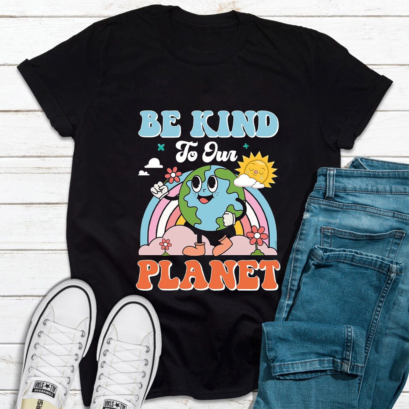 Be Kind To Our Planet Earth Day T Shirt