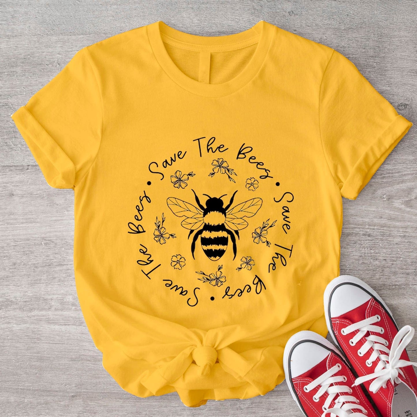 Camiseta Salva a las abejas con la naturaleza