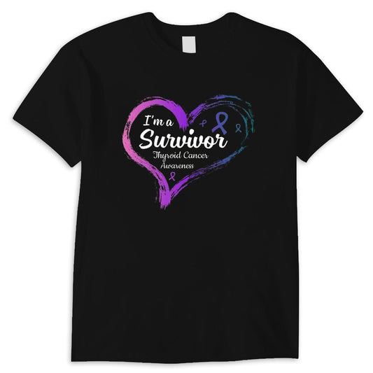 I Am Survivor Thyroid Cancer Awareness Shirt
