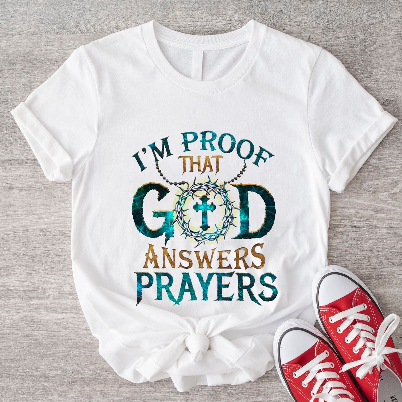 I'm Proof That God Answers Prayers Jesus Shirt