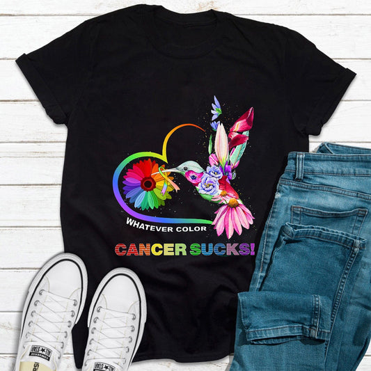 Camiseta de concienciación sobre el cáncer de cualquier color