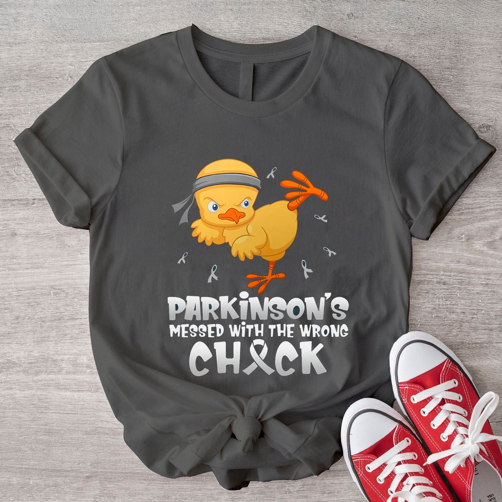 "Fierce Fighter Chick" - Parkinson's Disease Awareness T-Shirt
