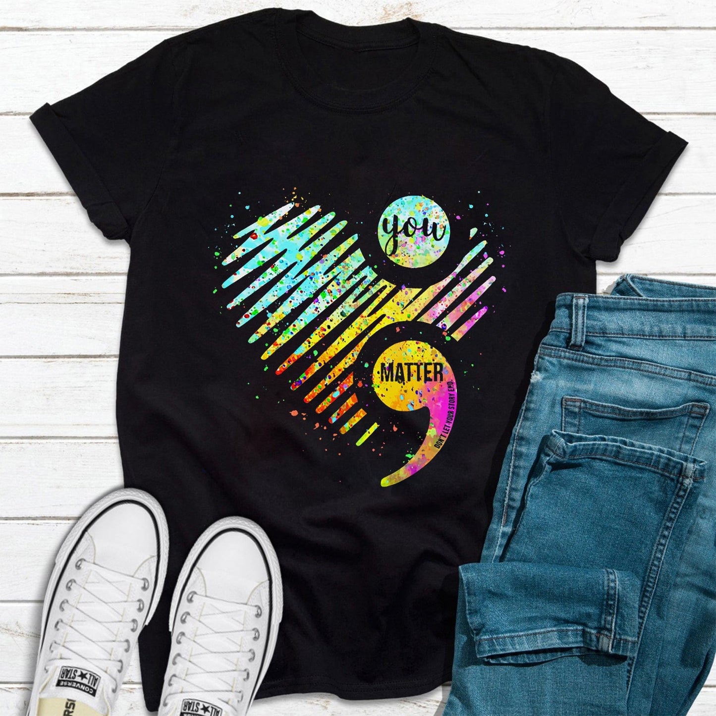 Camiseta de concienciación sobre la prevención del suicidio "You Matter"