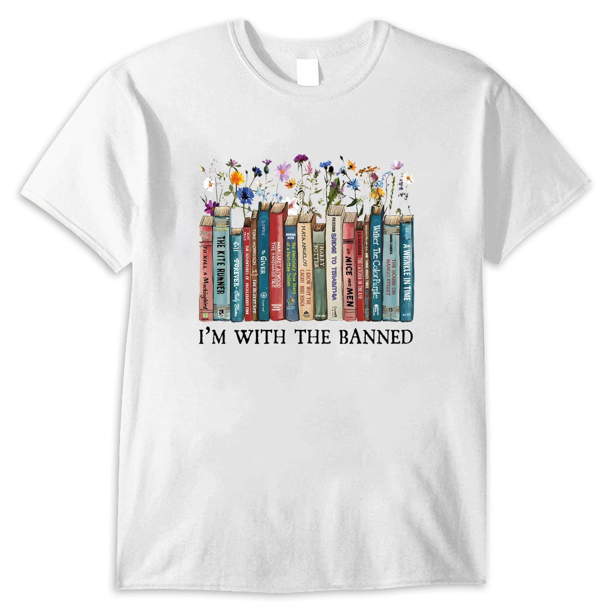 I'm With The Banned Reading Book Shirts