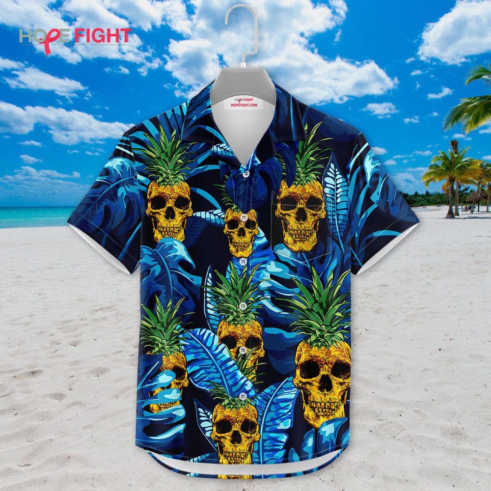Pineapple Skull Hawaiian Shirt