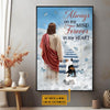 Personalized Cat Memorial Poster, Canvas , Always On My Mind Forever In My Heart