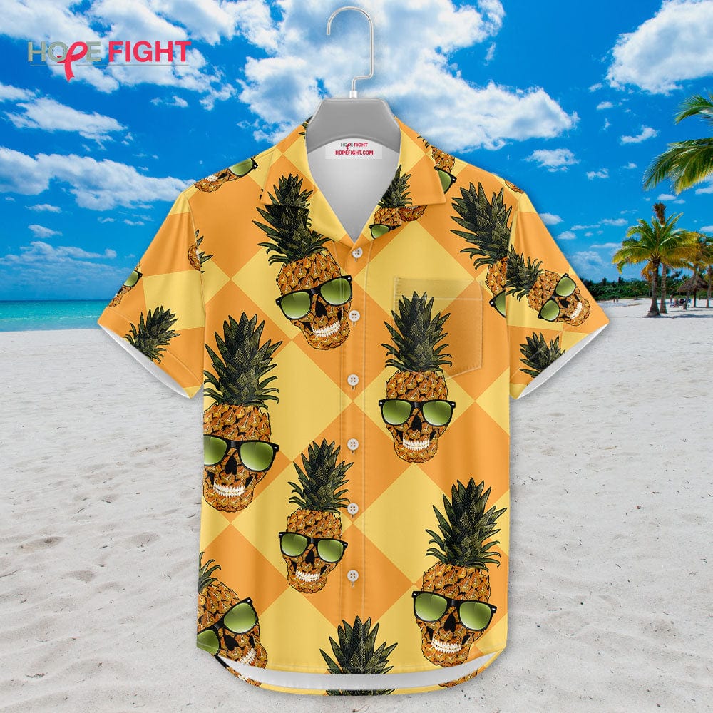 Pineapple Skull Hawaiian Shirt