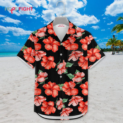 Vibrant Hibiscus Hawaiian Shirt