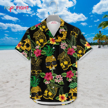 Pineapple Skull Hawaiian Shirt
