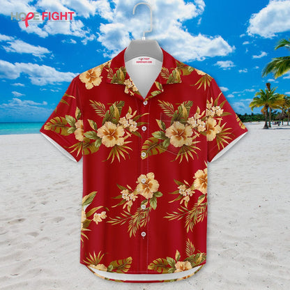 Yellow Hibiscus Hawaiian Shirt