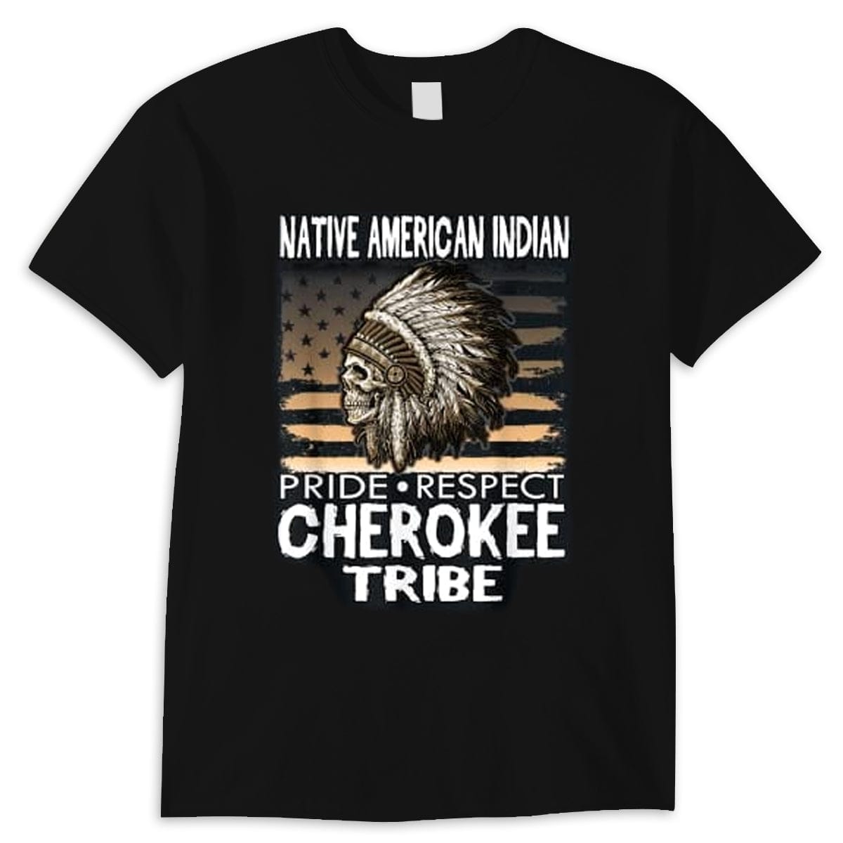 Camisa de orgullo y respeto por los indios de la tribu Cherokee de los nativos americanos