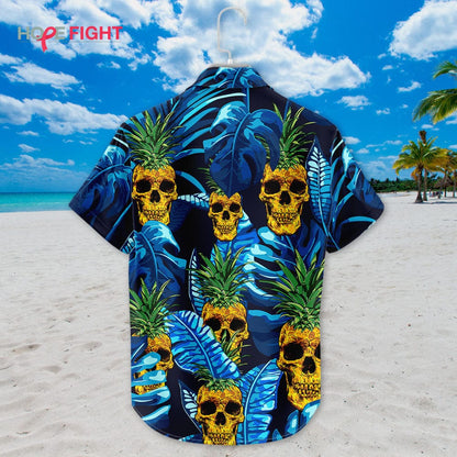 Pineapple Skull Hawaiian Shirt