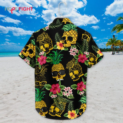 Pineapple Skull Hawaiian Shirt