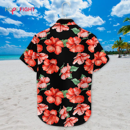 Vibrant Hibiscus Hawaiian Shirt