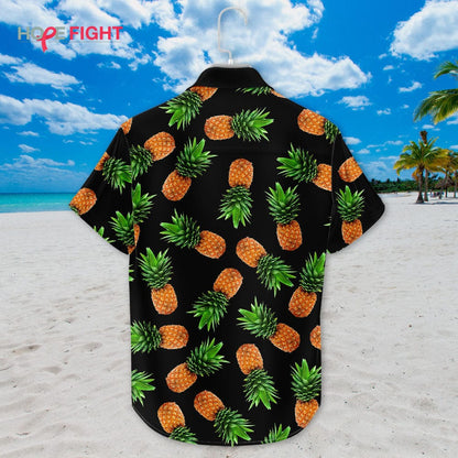 Pineapple Hawaiian Shirt - Tropical Summer Beach Aloha Outfit