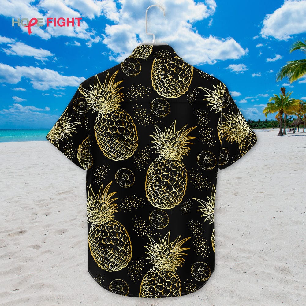 Golden Pineapple Hawaiian Shirt