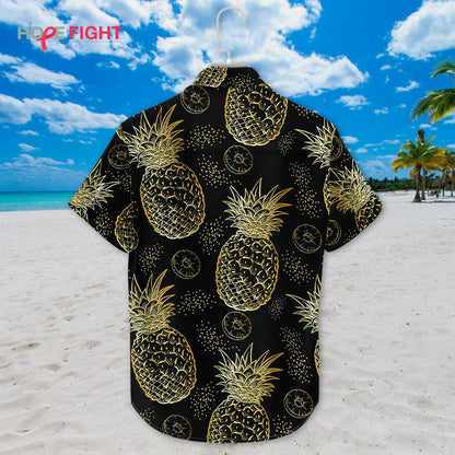 Golden Pineapple Hawaiian Shirt