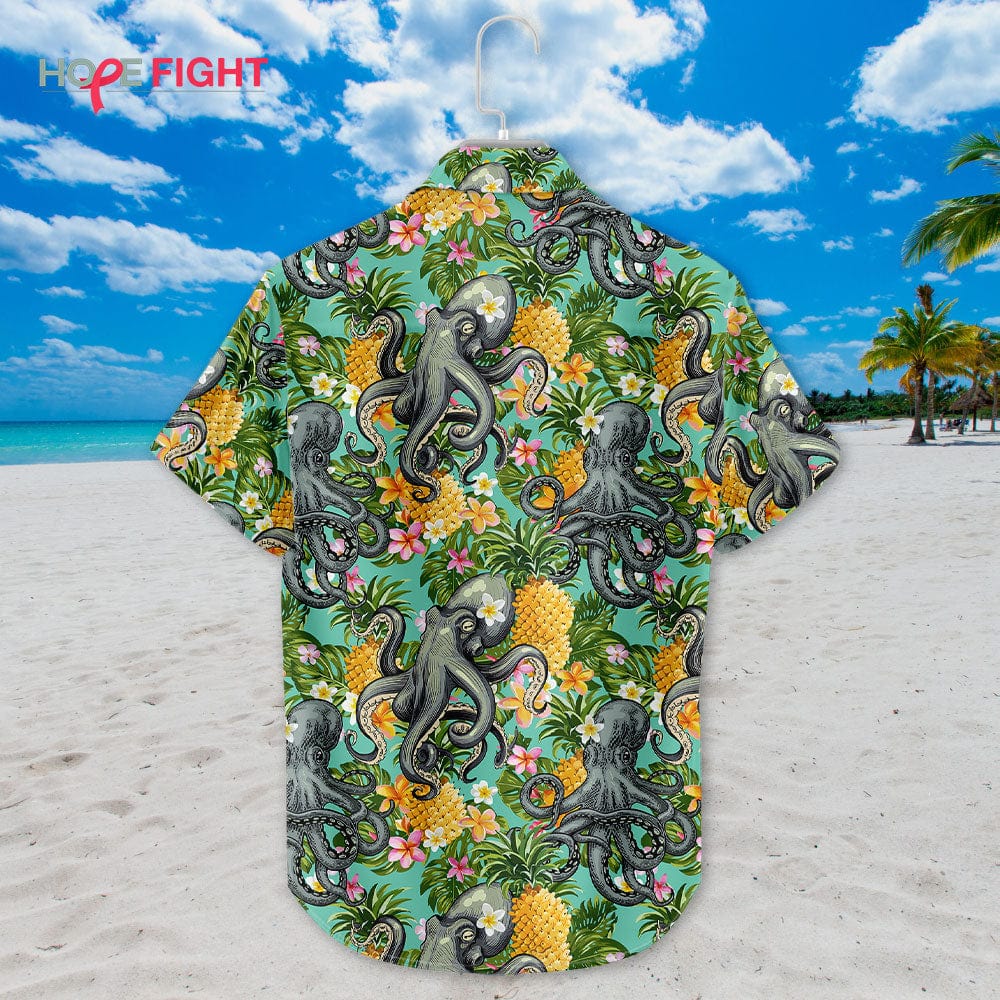 Octopus Pineapple Hawaiian Shirt