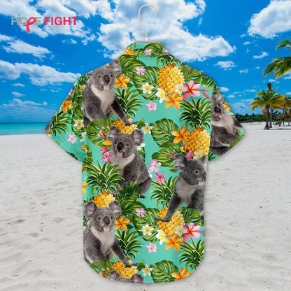 Pineapple Koala Hawaiian Shirt