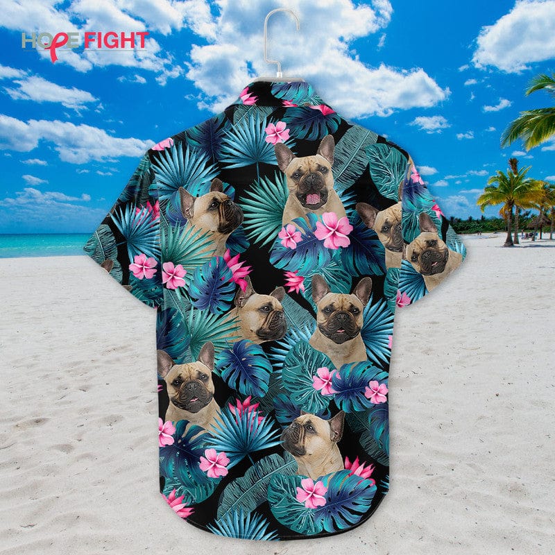 Tropical French Bulldog Hawaiian Shirt - Fun Frenchie Lovers Outfit