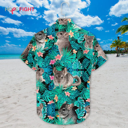 Tropical Chinchilla Hawaiian Shirt