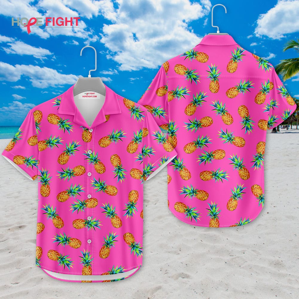 Pineapple Hawaiian Shirt for Summer Beach Vibes