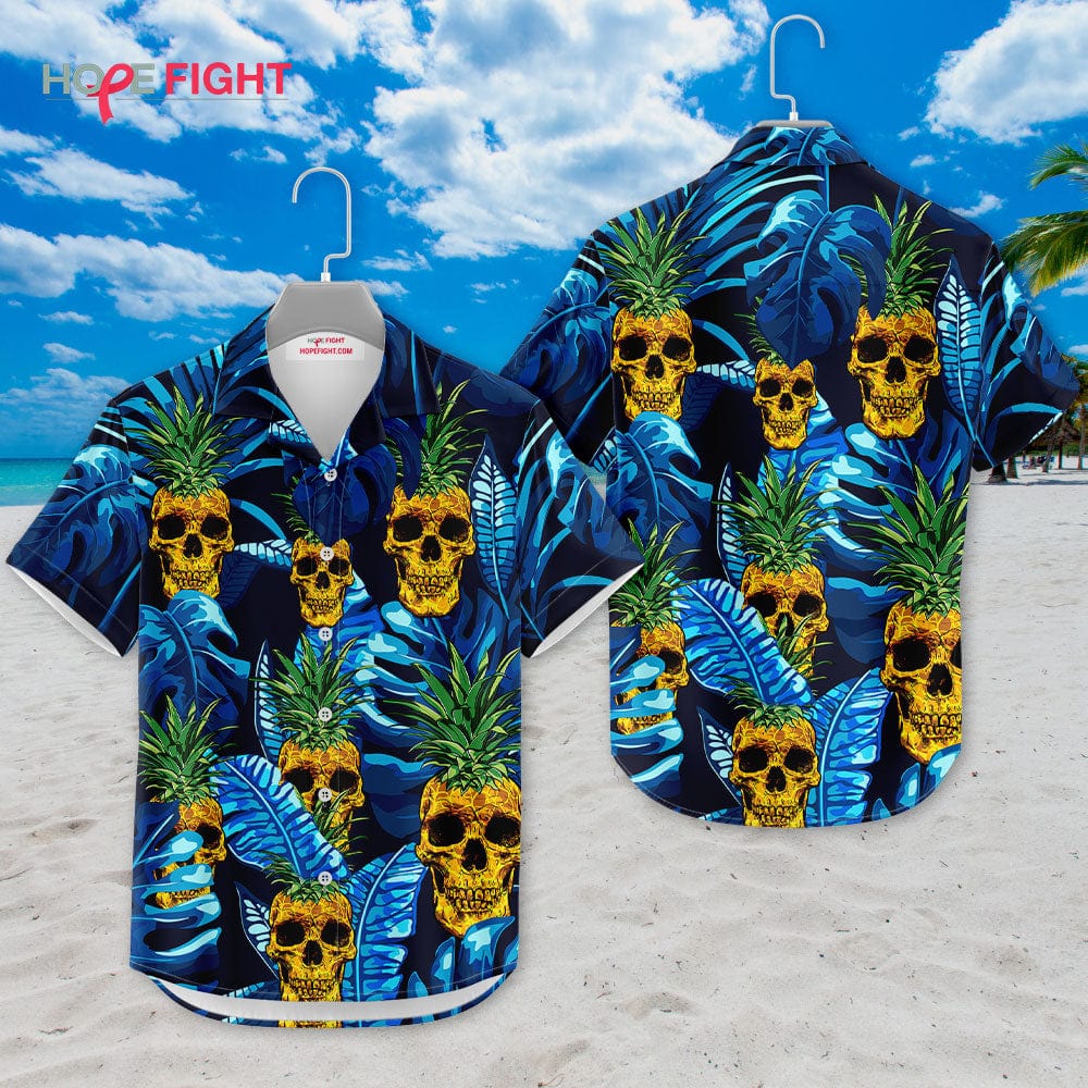 Pineapple Skull Hawaiian Shirt