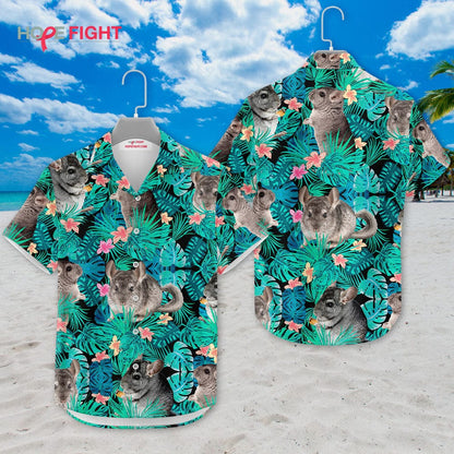 Tropical Chinchilla Hawaiian Shirt