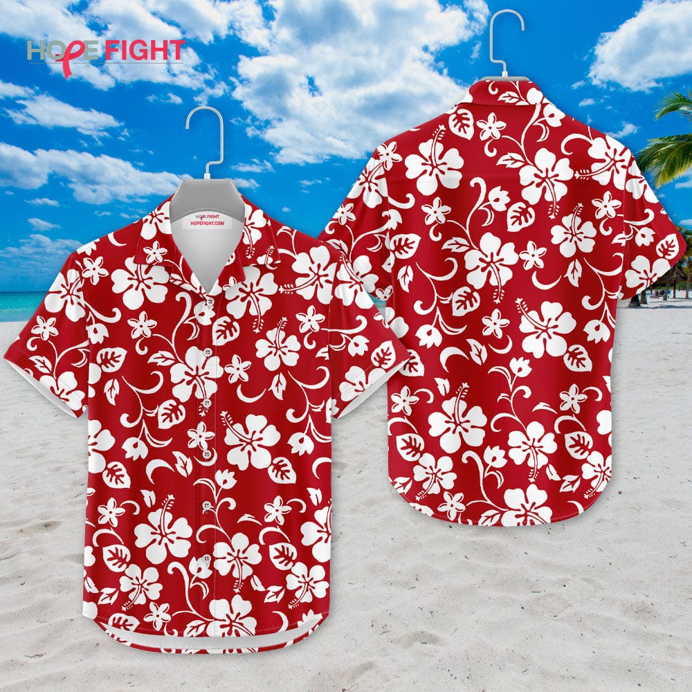 Vibrant Hibiscus Hawaiian Shirt