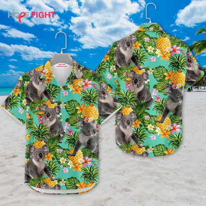 Pineapple Koala Hawaiian Shirt