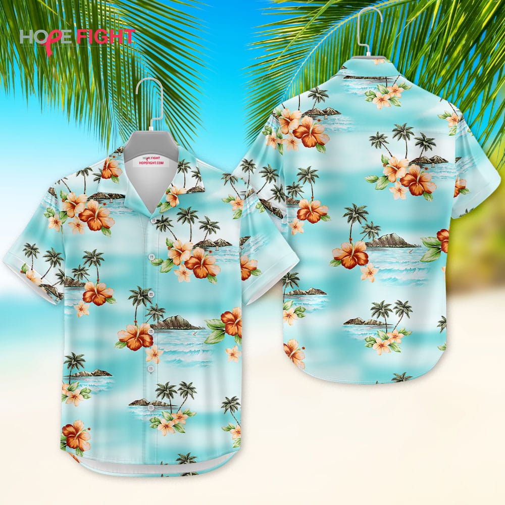 Hibiscus Palm Hawaiian Shirt
