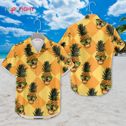 Pineapple Skull Hawaiian Shirt